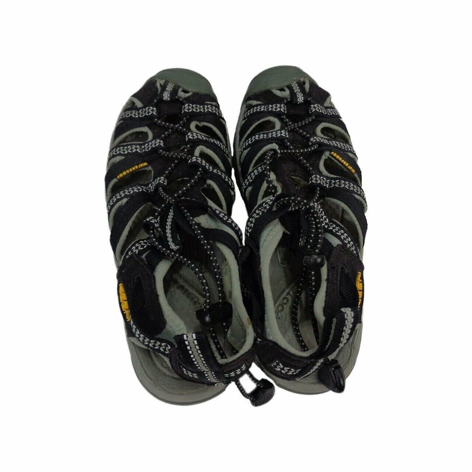 Keen Whisper Waterproof Sandals Black Neutral Gray Women's EU 35 US 5