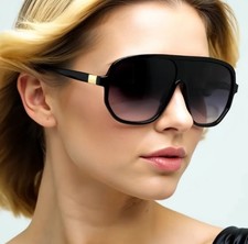 Women Sunglasses Oversized Luxury Style Female Shades Flat Top Fashion Designer