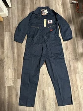 Dickies Deluxe Coverall Blue 46 Regular, (has A Patch For Sea River)