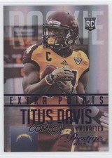 2015 Panini Prestige Rookie Extra Points Purple 73/100 Titus Davis #290 0f6