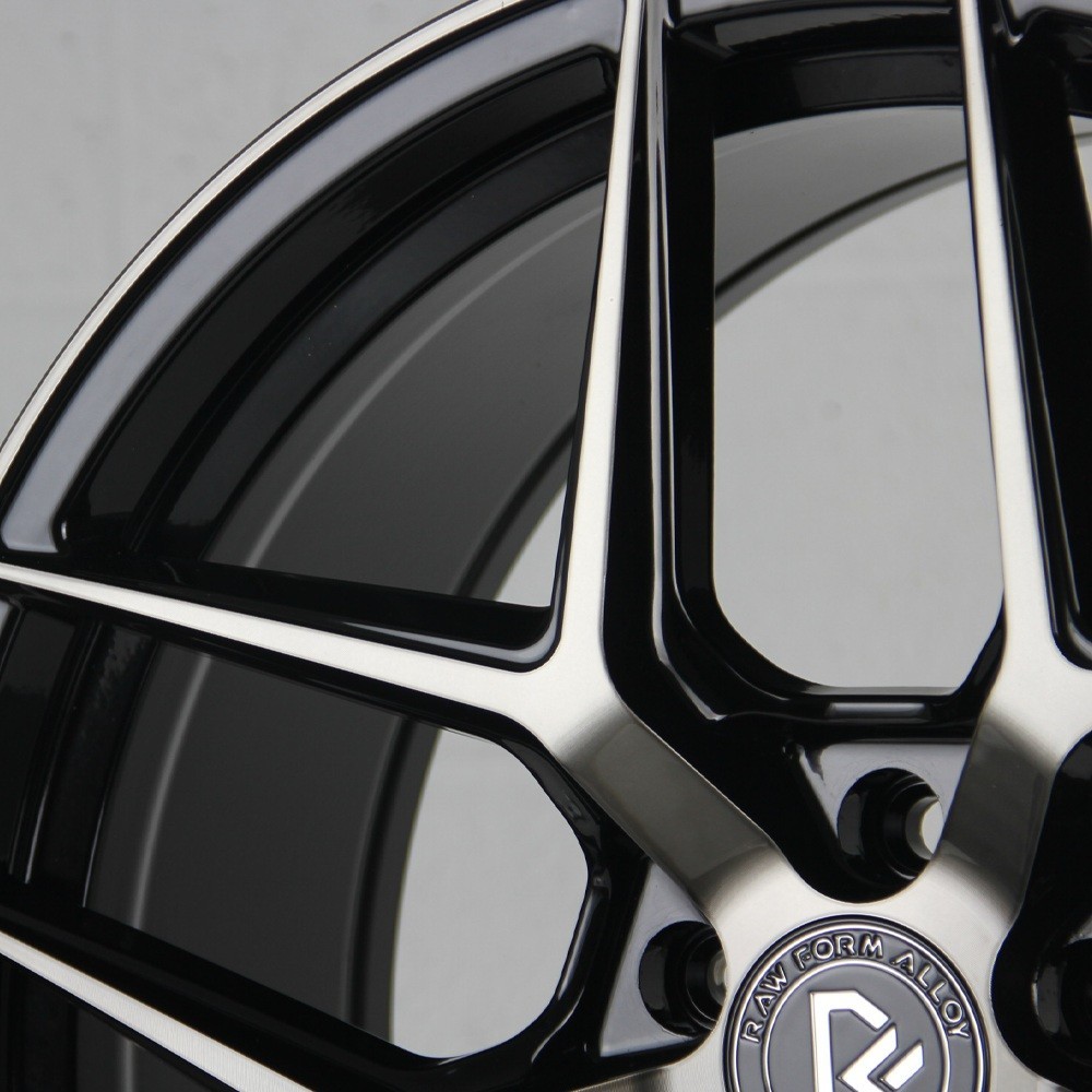 RF6 20 inch STAGGERED Gloss Black Tint Rims fits MASERATI LEVANTE 17-18