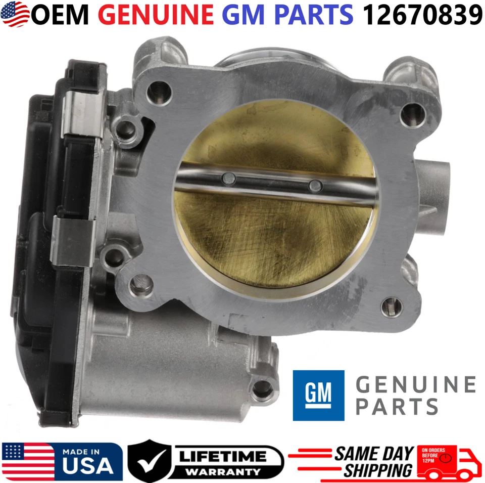 GENUINE Throttle Body For 2013-2022 Chevrolet GMC Buick Cadillac 2.5L, 12670839 - Image 2 of 4