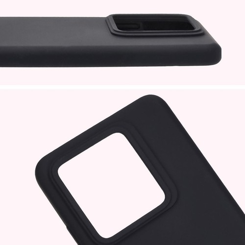 Funda protectora para móvil Realme GT 7 Pro Bizon Case Cover negra - Imagen 5 de 6