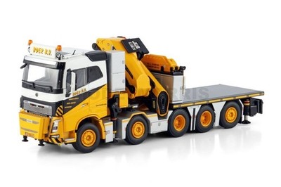 WSI 01-3889 Volvo FH4 SLEEPER CAB Rigged Flatbed Truck Mit Palfinger