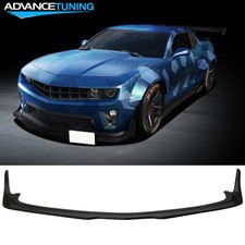 Fits 10-15 Chevy Camaro Zl1 Mb Style Primer Front Bumper Lip Splitter Pp Black