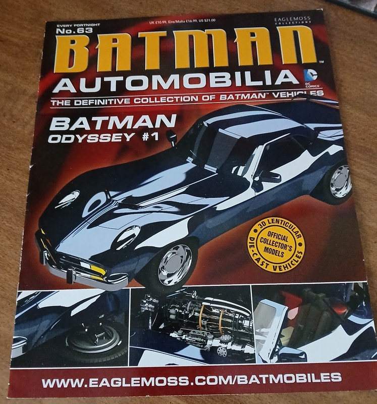 Eaglemoss Batman Automobilia No. 63 1/43 scale Neil Adams Batman Odyssey #1