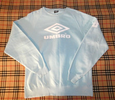 Umbro Pro Training  Sweatshirt Size XXL  Sky Man City Liam Gallagher Oasis Retro
