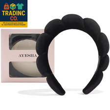 Spa Headband for Women Sponge Headband for Washing Face Clouds Soft Hairband Mak