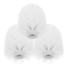 3Pcs Plastic Toilet Brush Heads Replacement Toilet Brush Heads for Bathroom UK