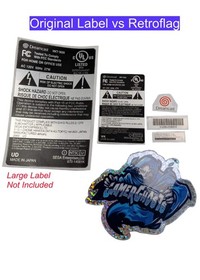 Sega Dreamcast Label Set for RetroFlag Dream Case
