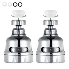 Faucet Sprayer Attachment, 360 Degree Rotating Faucet Aerator Accessories, 3 ...