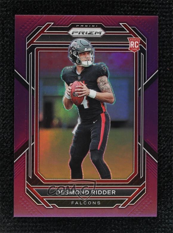 2022 Panini Prizm Rookies Purple Prizm 16/125 Desmond Ridder #302 0ee0