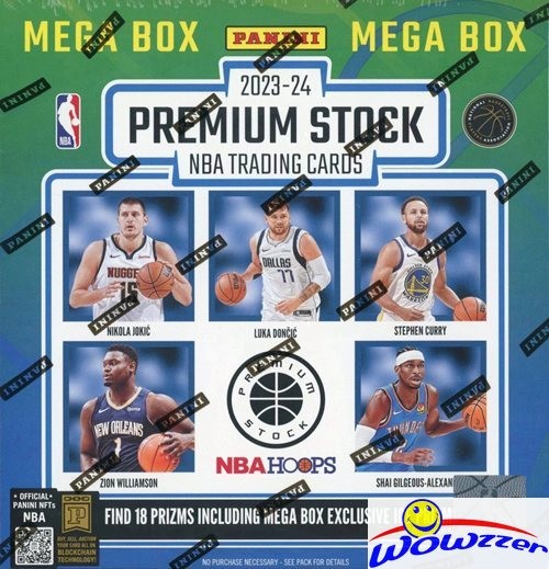 2023/24 Panini PREMIUM STOCK Basketball MEGA Sealed Box-ICE PRIZMS 