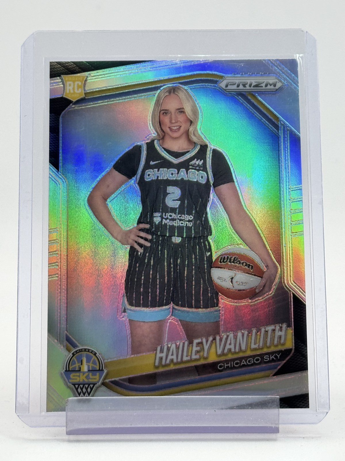 HAILEY VAN LITH 2025-26 PANINI PRIZM WNBA ROOKIE SILVER VARIATION #139 Q2264
