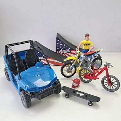 New Ray Toys - Nitro Circus/Travis Pastrana Spielset im Maßstab 1:18