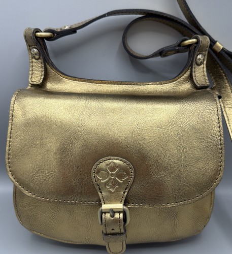 Parrish’s Nash Linny Saddle Shoulder Bag Antique Gold