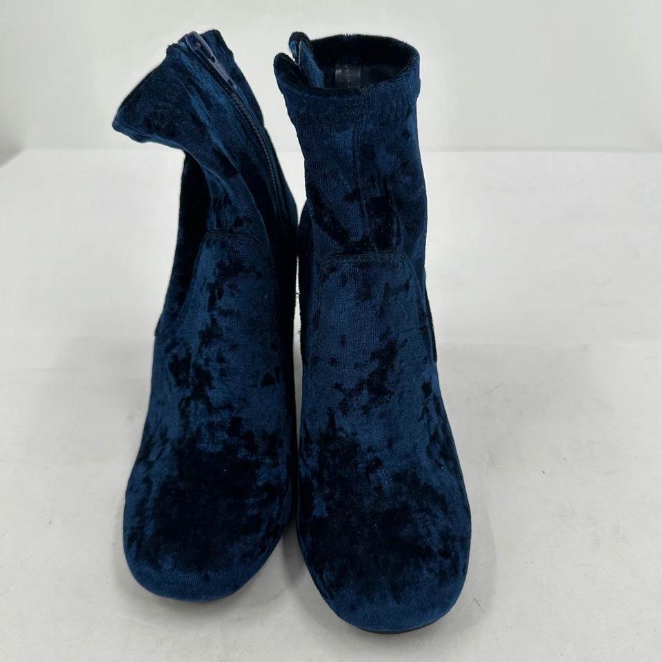 Botines Carlos Santana para mujer azul terciopelo talla 5,5 Whimsigoth Foto 3 de 4