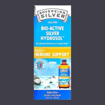 Sovereign Silver Bio-Active Silver Hydrosol 10 ppm 16 fl oz VALUE SIZE