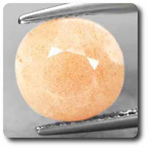 Aventurine feldspath orange d'Afrique de 3.10 cts pour création de bijoux
