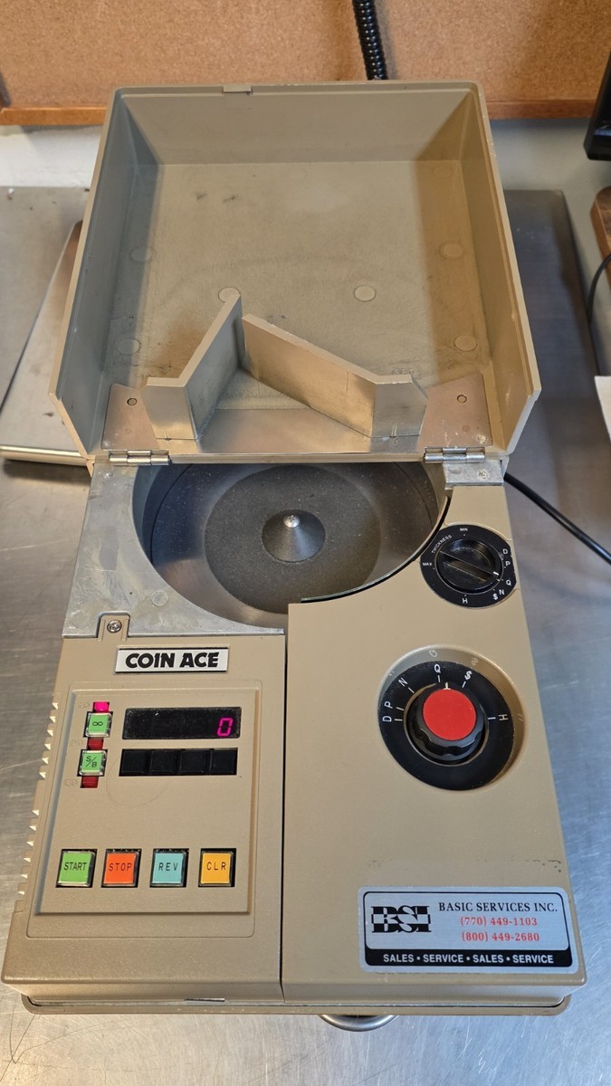 JCM Coin Ace CS-20-14 Coin Sorter / Counter Tested and Working