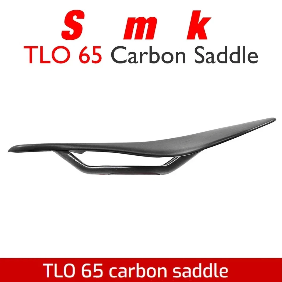 Sillín de bicicleta ultraligero carretera MTB sillines fibra de carbono cojín de asiento delantero Foto 4 de 4