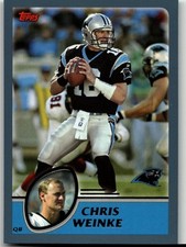 Chris Weinke 2003 Topps Football Carolina Panthers