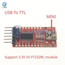 FT232RL 3.3V 5.5V FTDI Serials Adapter Module Mini Port for Arduino USB To TTL