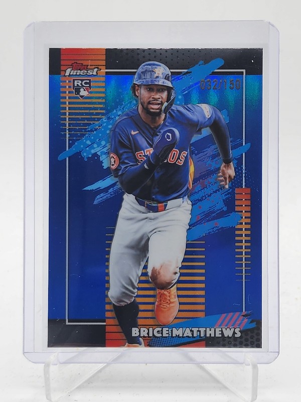 BRICE MATTHEWS 2026 TOPPS FINEST UNCOMMON ROOKIE BLUE REFRACTOR /150 #140 Q3967