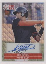 2021 Leaf Pro Set Metal 1991 Base Auto Red Wave Luis Matos #PS1-LM2 Auto 0rm6