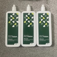 3 x SPECSAVERS EASY VISION ALL PURPOSE CONTACT LENSES SOLUTION 250ml/ exp 08/28