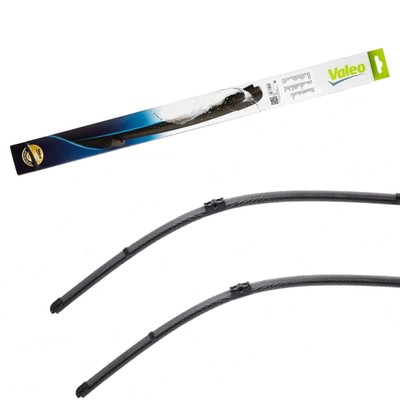 VALEO 2x FLACHBALKENWISCHBLATT SILENCIO FLAT BLADE SCHEIBENWISCHER SET | 574347