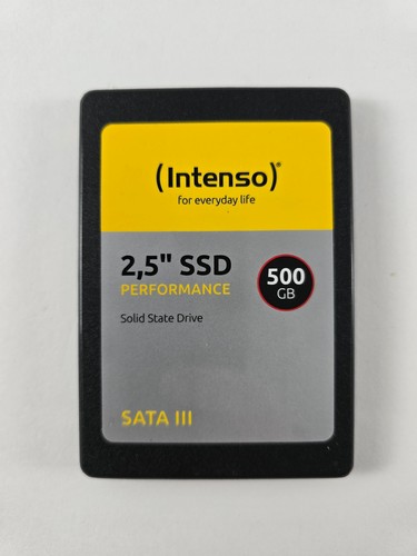 INTENSO Performance Festplatte, 500 GB SSD SATA 6 Gbps, 2,5 Zoll, intern