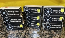  VTG AIREQUIPT SLIDE CHANGER MAGAZINES HOLDS 36 2" x 2" SLIDES LOT OF 9 EUC