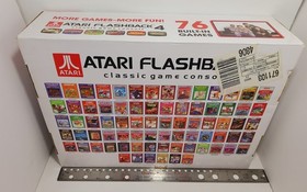 Atari Flashback 4 Anniversary Special Edition Game Console 76 Games & Poster