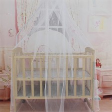 Baby Bed Mosquito Net Mesh Dome Curtain Net for Toddler Crib Cot Canopy F-`UL