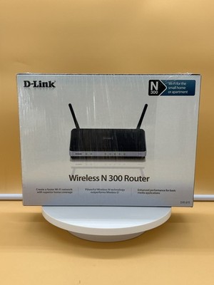 D-Link Wireless N300 Router 4-Port Home WiFi. Fast Wi-Fi network. For Smartphone
