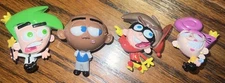 2003 Viacom Fairly Odd Parents (Lot Of 4) 1.5" PVC Action Figures