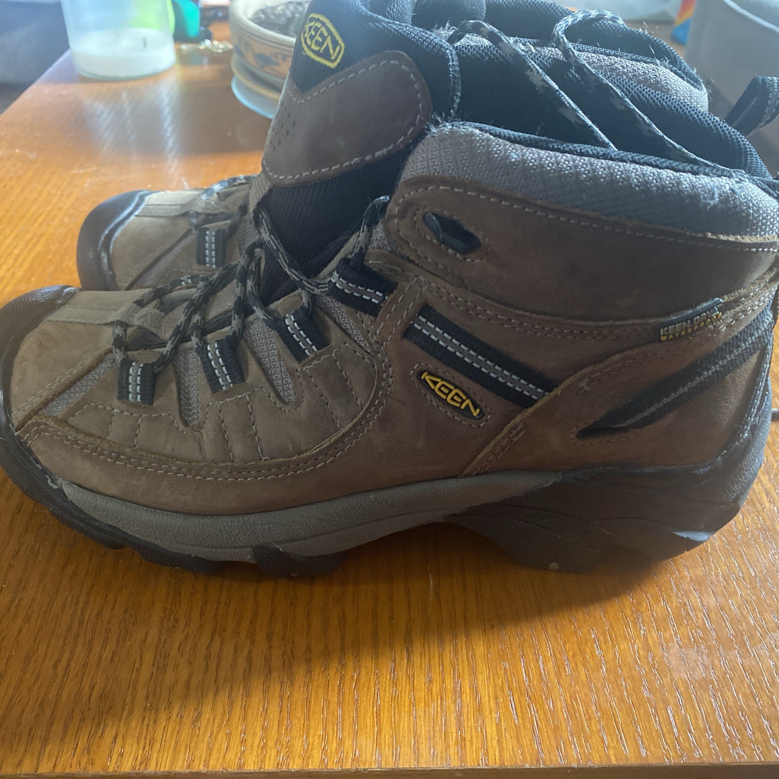 Stivali da trekking Keen Targhee II da uomo taglia 9 1 2 Mid impermeabili marroni