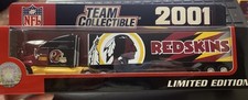 NFL Washington Redskins 2001 Tractor-Trailer Lmtd Ed. White Rose Team Coll. NIB