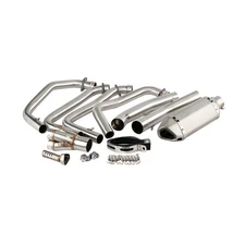 For Kawasaki ZX7R ZX-7R P1-P7 1996-2003 Exhaust Header Pipe Silvery Muffler Pipe