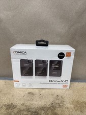 Comica BoomX-D PRO D2 Wireless Microphone 2 Transmitter Receiver KIT for Camera