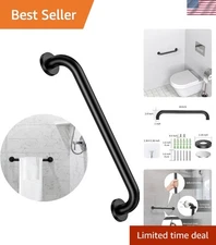 Heavy-Duty 16-Inch Shower Safety Grab Bar - 500 Lbs Pull Force, Anti-Slip Handle