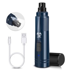 Dog Nail Grinder with LED Light - Upgraded 2-Speed Electric Pet Nail Trimmer ...