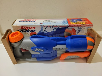 #ad Vintage Super Soaker Max Infusion Helix Water Gun Blaster 53115 NEW IN BOX OPEN $34.95