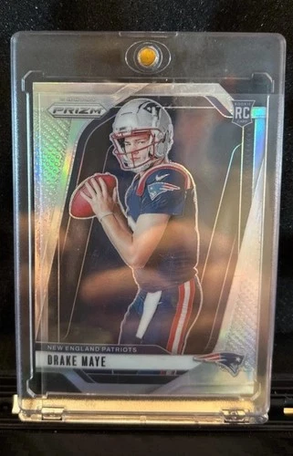 2024 Panini Prizm - Rookie Variations Drake Maye #12 Silver Prizm (RC) MVP