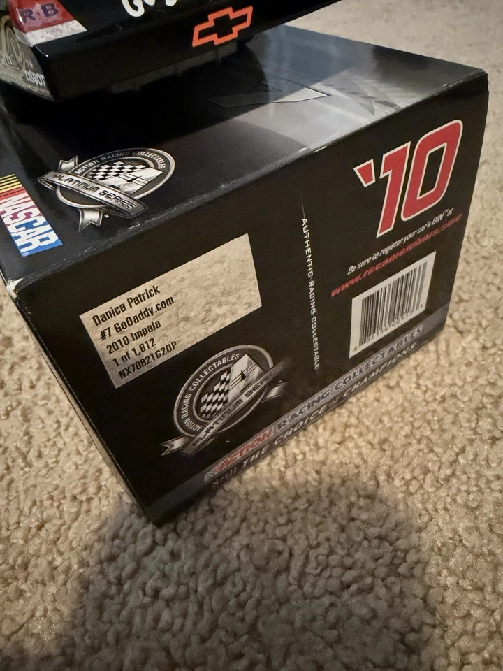1:24 NASCAR DANICA PATRICK 2010 IMPALA #7 GODADDY DIECAST - Image 3 of 3