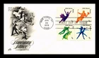 DR JIM STAMPS US COVER AMERICAN DANCE FIRST DAY ISSUE SETENANT ARTCRAFT