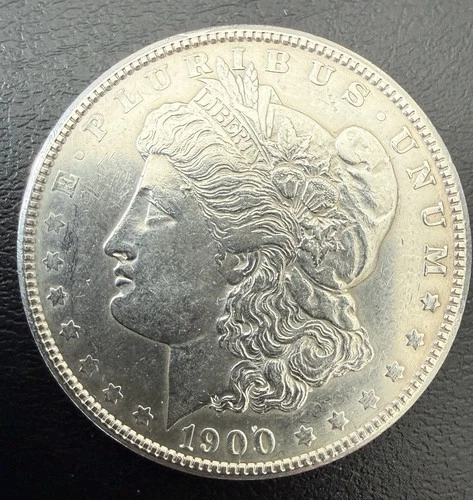 1900 BRILLIANT UNCIRCULATED MORGAN SILVER DOLLAR