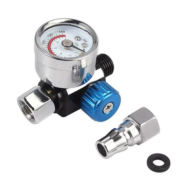 #ad Brand New 1 4quot; Air Pressure Regulator Gauge for Professional Spray Gun Tools $14.28