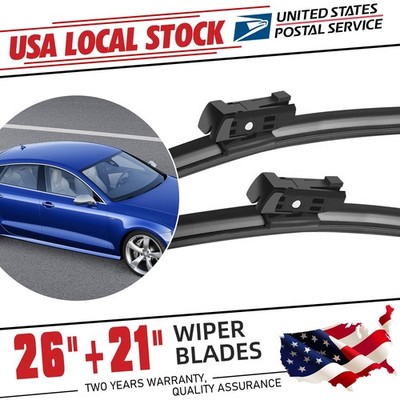 Quality 26'' + 21'' Window Windshield Wiper Blades Set for Audi A6 A7 2012-2018